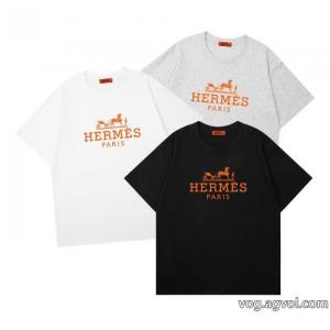 半袖TシャツHERMES完売確実! 完売必至 圧倒的な存在感コピー ブランド 優良