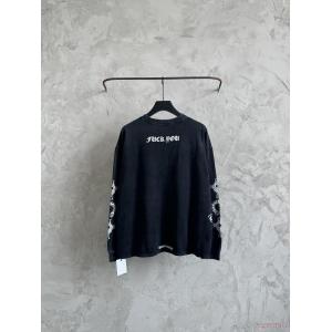 CHROME HEARTSクローハートソープ&ウォーター親友限定水洗長袖Tシャツ男女同型